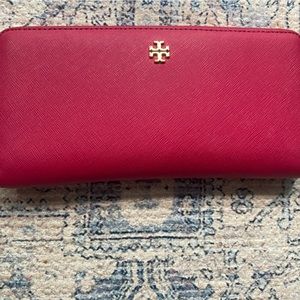 Tory Burch Large Pink Wallet
